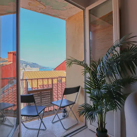 'La Belle Vue Mer' Cozy Appartement, Centre, Plage Menton Exterior foto